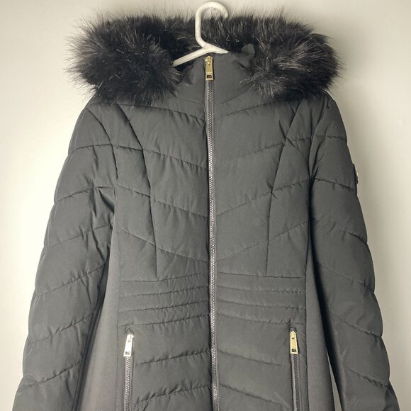 London Fog Women's size L Black Puffer Coat/Jacket - Picture 1 of 9